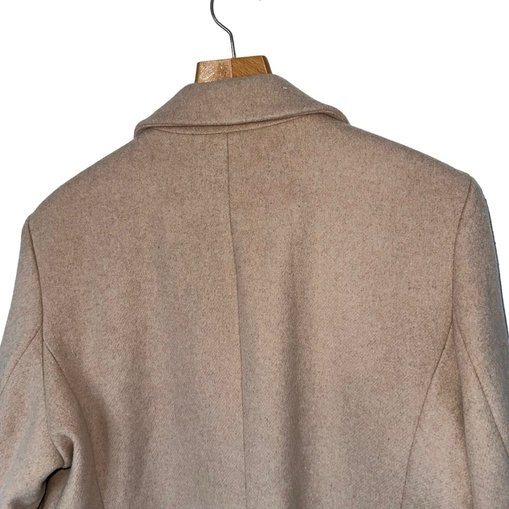NWT RW&CO NUDE PINK TWILL PEA COAT, US XL - Picture 4 of 9